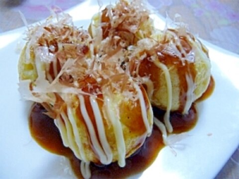 すりおろしジャガイモで★たこ焼きの生地